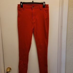 Red pants